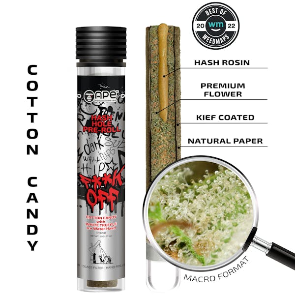 1701360007-ape-hash_hole_pre-roll_25g-cotton_candy.jpg APE Cotton Candy & White Truffle Hash Hole 2.5g