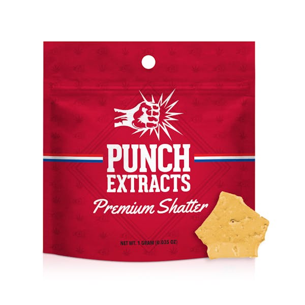 Punch Edibles Glitter Bomb Bho Shatter 1g