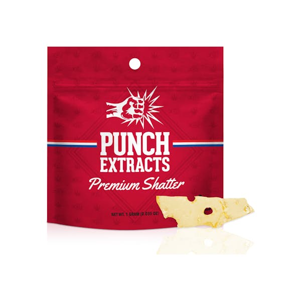 Punch Edibles Platinum Cheesecake Bho Shatter 1g