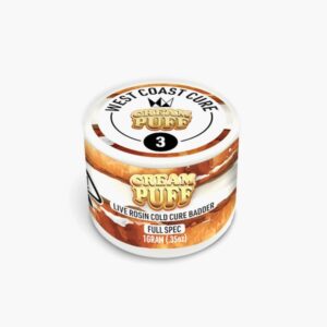 1738958425-cream_puff_tier_3_jar.jpg West Coast Cure Cream Puff Solventless Concentrate 1g