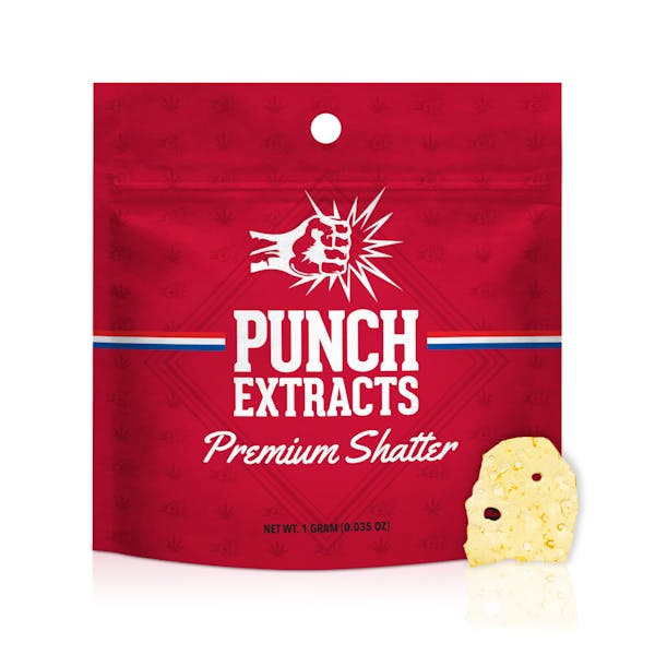 Punch Edibles Blueberry Muffin Bho Shatter 1g