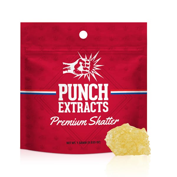 Punch Edibles Purple Punch Bho Shatter 1g