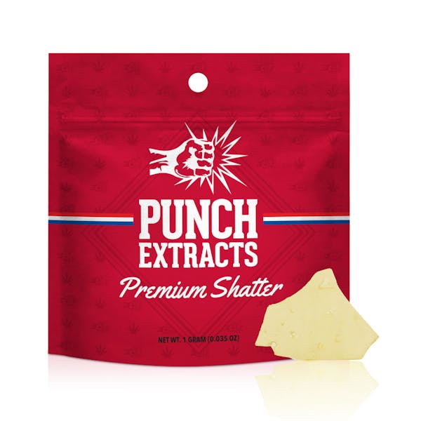 Punch Edibles Green Dream Bho Shatter 1g