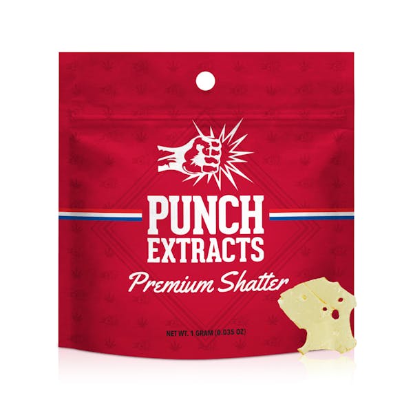 Punch Edibles Banana Smoothie Bho Shatter 1g