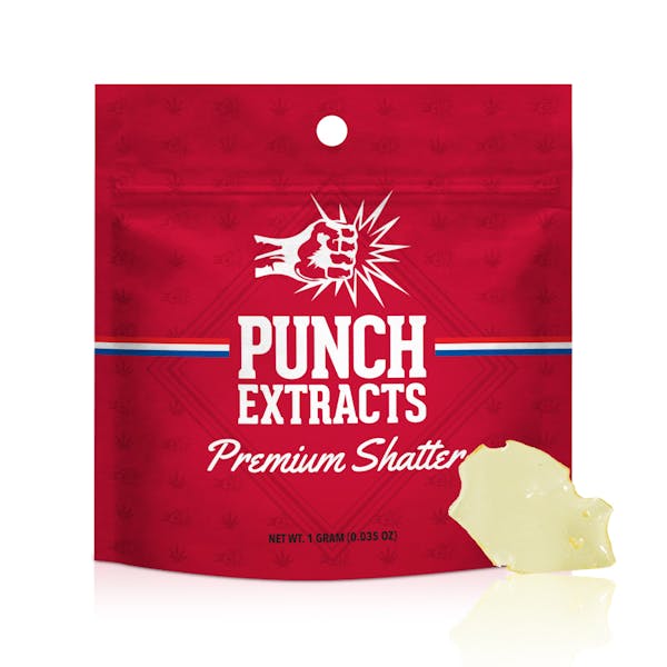 Punch Edibles Pink Runtz Bho Shatter 1g