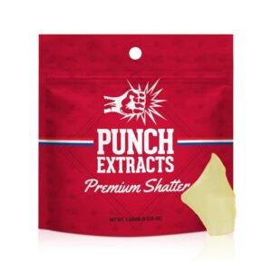 Punch Edibles Kotton Rainbow Bho Shatter 1g