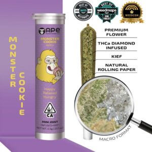 1770416147-ape_mini_joint__infused-kief__0-5g_-_monster_cookie.jpg APE Monster Cookies, Mini Joint Hash Hole 0.5g
