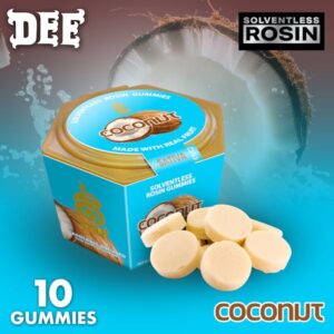 Dee Dee, Gummies, 100Mg 10Pk, Active, Coconut Gummies 100mg 20ct