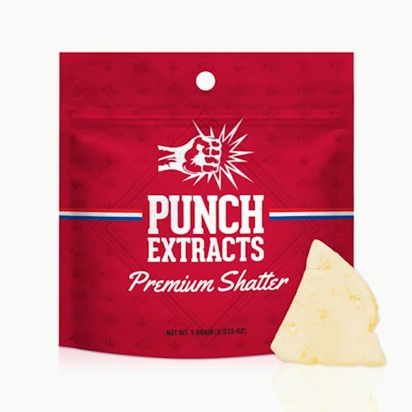 Punch Edibles Pink Sunrise Shatter 1g