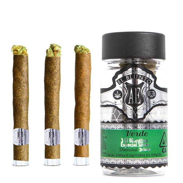 1773873829-el_bluntito_especial_silver_3pk_-_verde_resize.jpg Unknown El Bluntito Silver, Verde, Diamond Hash Hole 85g