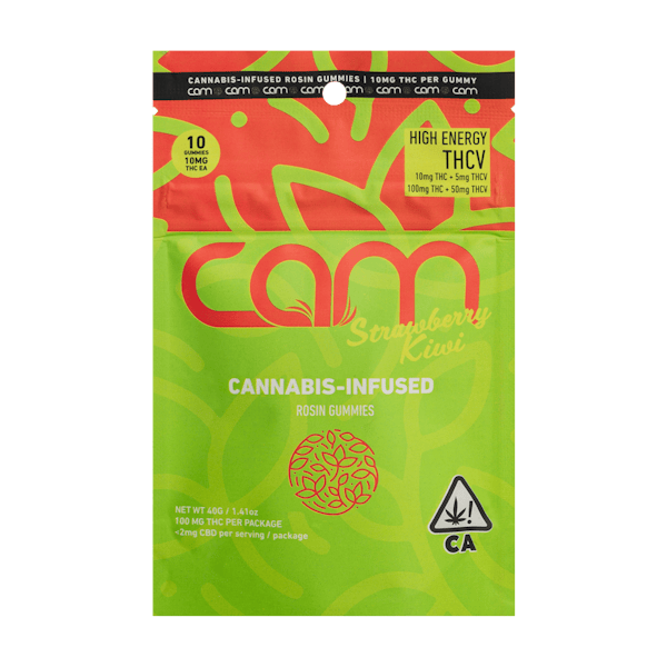 Cam Strawberry Kiwi Rosin Gummies Gummies 100mg 10ct
