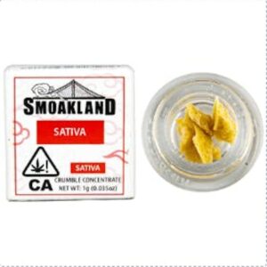 Smoakland White Durban Live Resin Crumble 1g