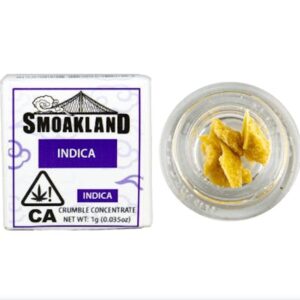 Smoakalnd Bubblegum Kush Live Resin Crumble 1g