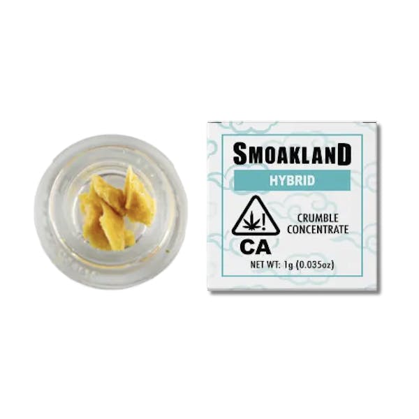 Smoakland Blueberry Pancake Skittlez Live Resin Crumble 1g