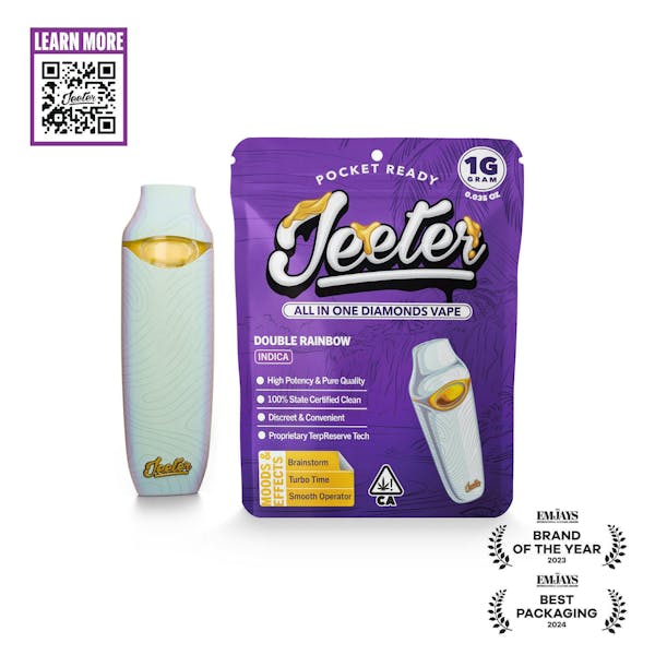 Jeeter Double Rainbow Diamonds Disposable 1g