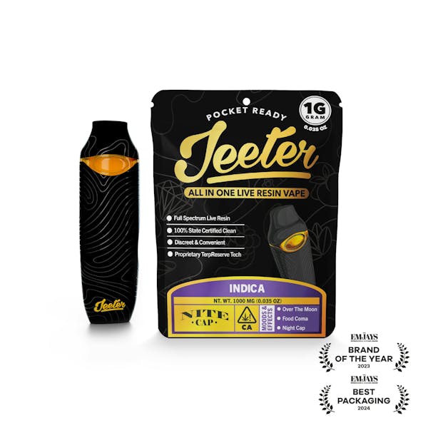 Jeeter Nite Cap Live Resin Disposable 1g