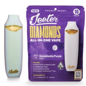 Jeeter Granddaddy Purp Diamonds Disposable 1g