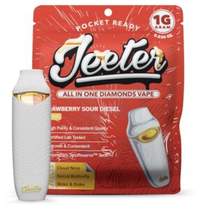 Jeeter Strawberry Sour Diesel Diamonds Disposable 1g