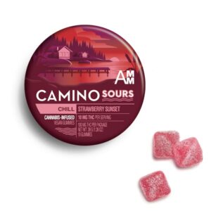 Camino Strawberry Sunset Sours Gummies 100mg 10ct
