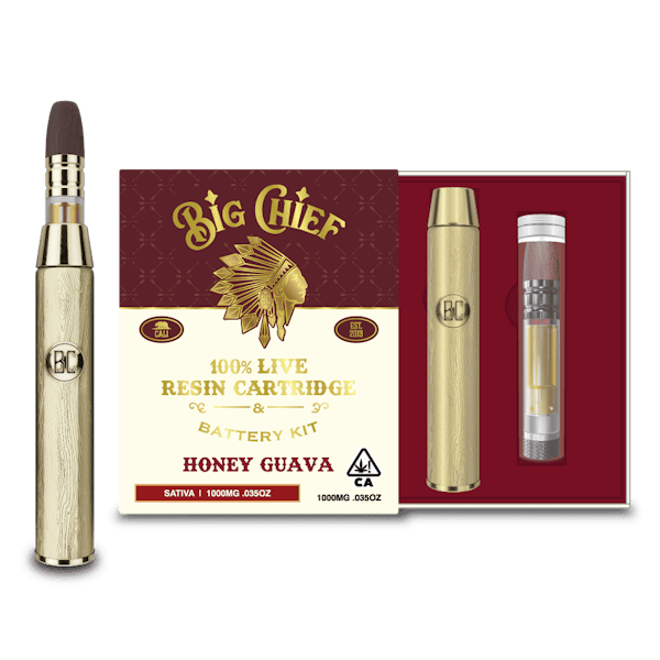 1777389052-1718919602-ie-bg-leaflink-red-battery-kit_honeyguava.png Big Chief Honey Guava Live Resin Cartridge 1g