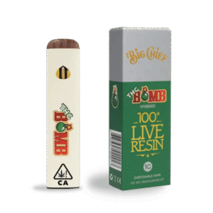 Big Chief THC Bomb Live Resin Disposable 1g