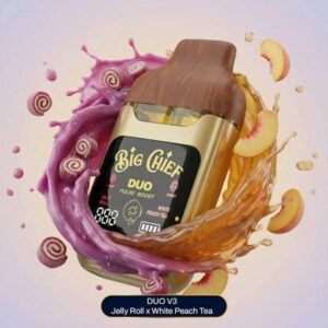 1777389053-442710913_jelly_roll_white_peach_tea.jpg Big Chief Jelly Roll x White Peach Tea V2 Liquid Diamonds Disposable 2g