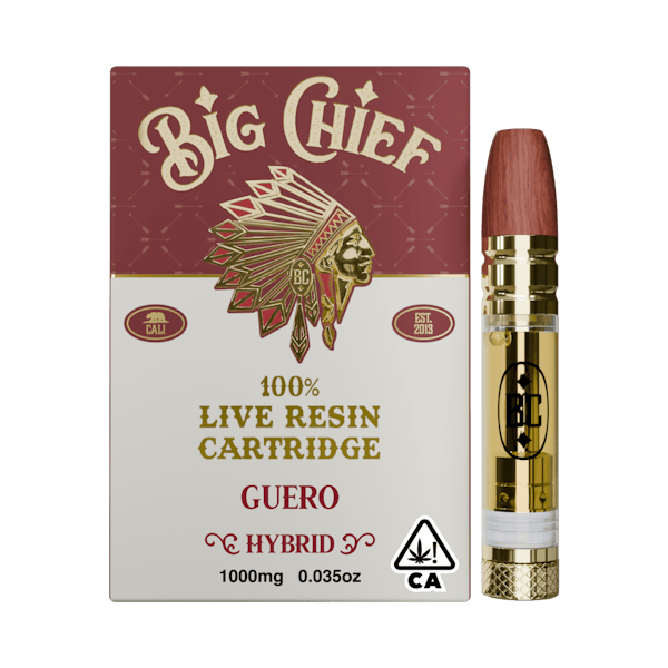 Big Chief Guero Live Resin Cartridge 1g