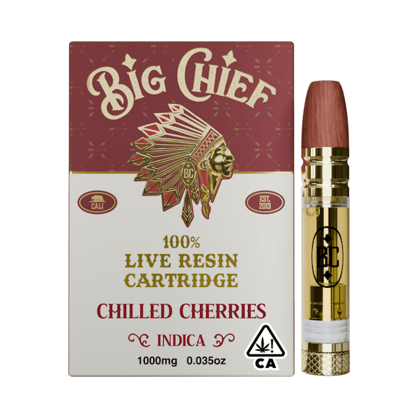 Big Chief Chilled Cherries Live Resin Cartridge 1g