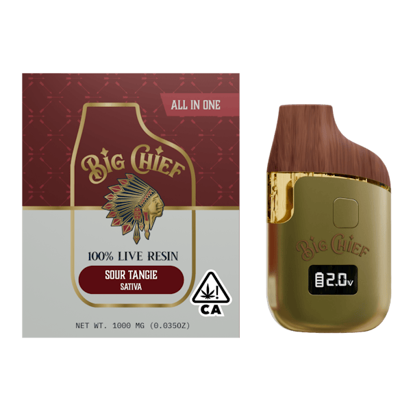 Big Chief Sour Tangie Live Resin Disposable