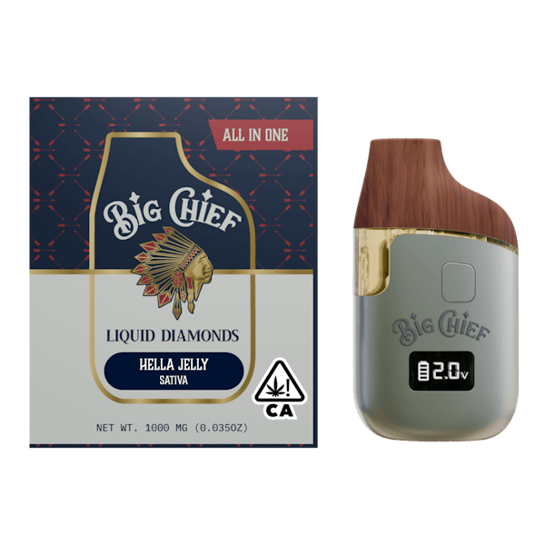 Big Chief Hella Jelly Liquid Diamonds Disposable