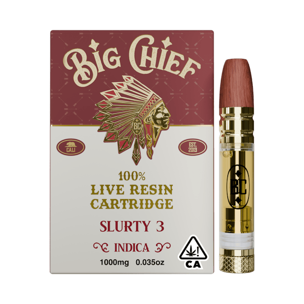 Big Chief Slurty 3 Live Resin Cartridge 1g