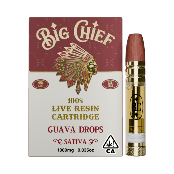 Big Chief Guava Drops Live Resin Cartridge 1g