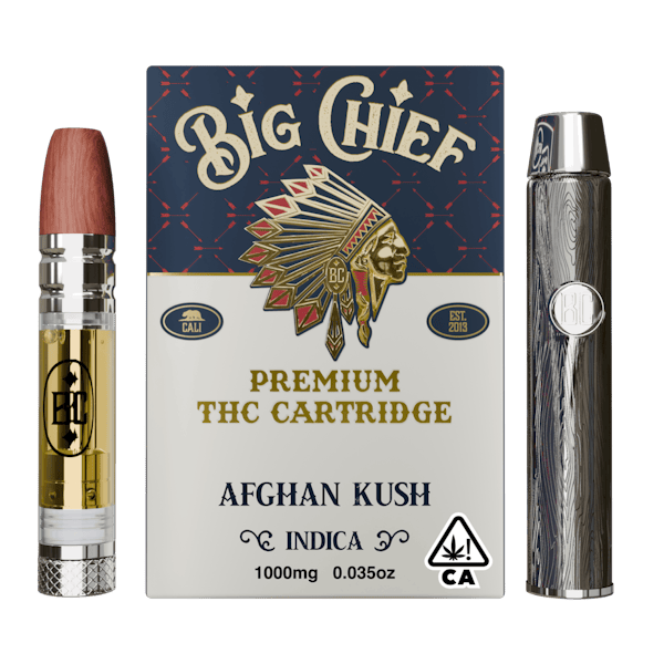 Big Chief Afghan Kush Cartridge and Battery Kit 1g