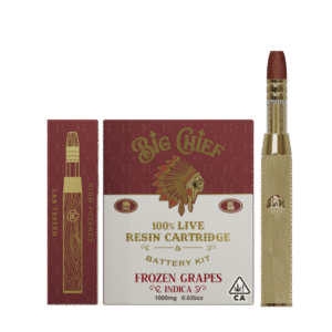 Big Chief Frozen Grapes Live Resin Cartridge 1g