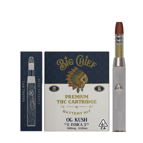 1777389062-1731361948-og_kush.png Big Chief OG Kush Cartridge and Battery Kit 1g