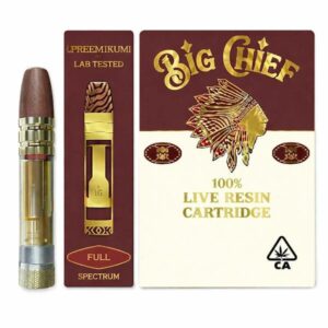 Big Chief Strawberry Chelada Live Resin Cartridge 1g