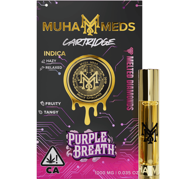 Muha Meds Purple Breath Cartridge 1g