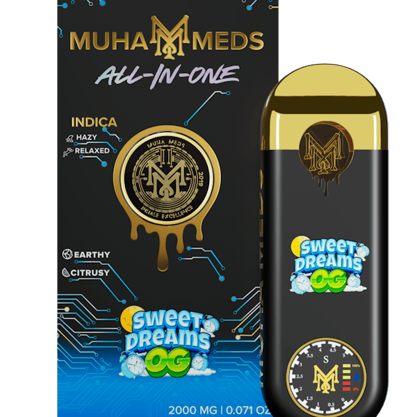 Muha Meds Sweet Dreams Og Disposable 2g