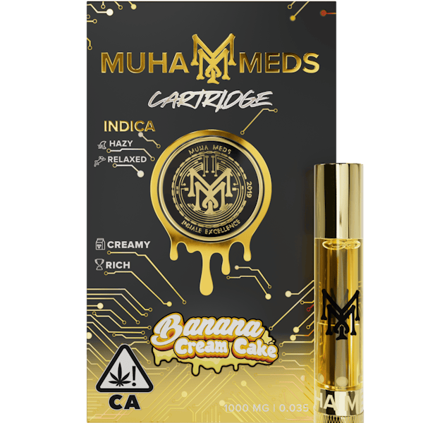 Muha Meds Banana Cream Cake Cartridge 1g