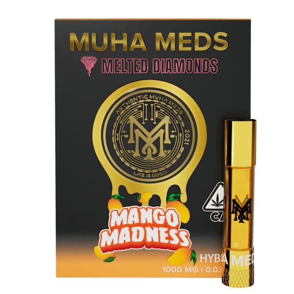 1779995198-1779459239-1778794095-5374842_1750376376-cartridges_melteddiamonds_front_mangomadness_v1.png Muha Meds Mango Madness Cartridge 1g