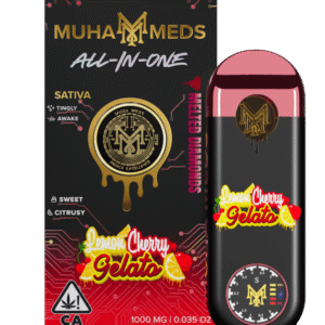 Muha Meds Lemon Cherry Gelato Melted Diamonds Disposable 1g