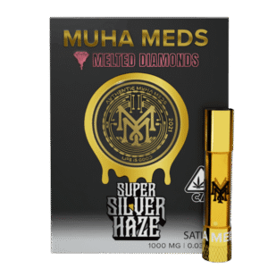 1779995202-1779459237-1778794096-5374865_1750376831-cartridges_melteddiamonds_front_supersilverhaze_v1.png Muha Meds Super Silver Haze Cartridge 1g