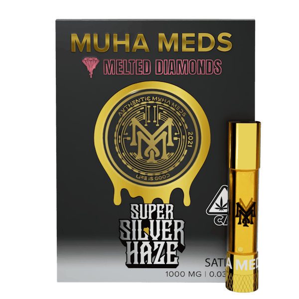 1779995202-1779459237-1778794096-5374865_1750376831-cartridges_melteddiamonds_front_supersilverhaze_v1.png Muha Meds Super Silver Haze Cartridge 1g
