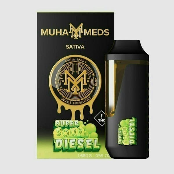 Muha Meds Super Sour Diesel Disposable 1.68g