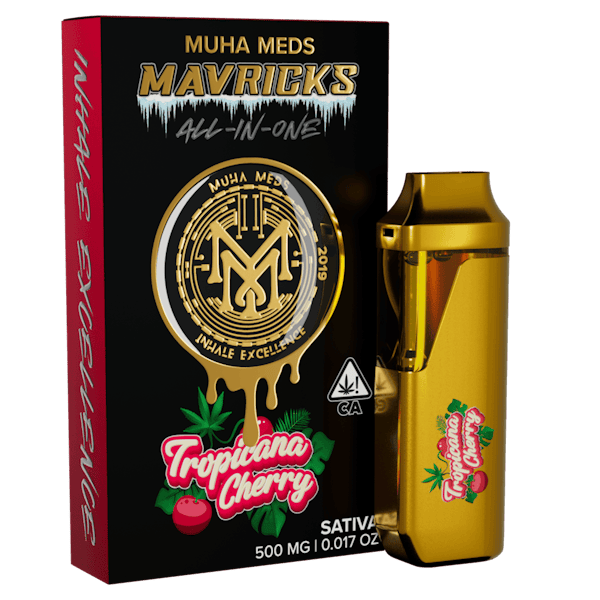 1779995205-1779459229-1778794094-5374820_1750370090-tropicanacherry_three_quarters.png Muha Meds Tropicana Cherry Disposable 0.5g