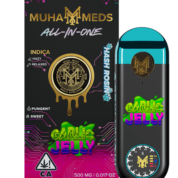 Muha Meds Garlic Jelly Hash Rosin Disposable 0.5g