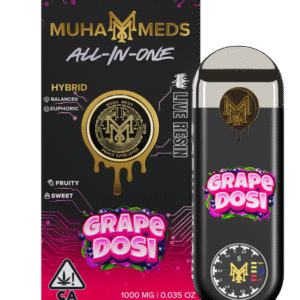 Muha Meds Grape Dosi Live Resin Disposable 1g