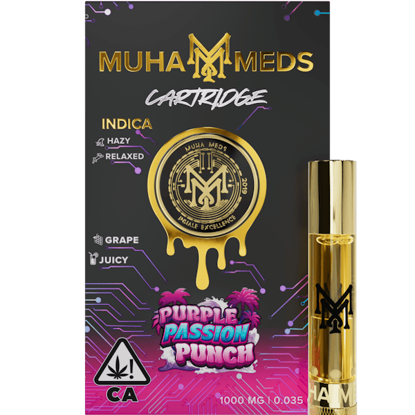Muha Meds Purple Passion Punch Cartridge 1g