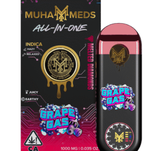 Muha Meds Grape Gas Melted Diamonds Disposable 1g