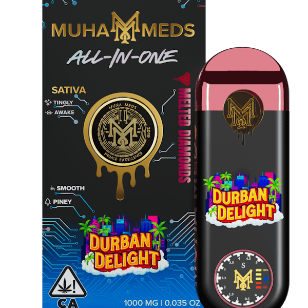 Muha Meds Durban Delight Melted Diamonds Disposable 1g